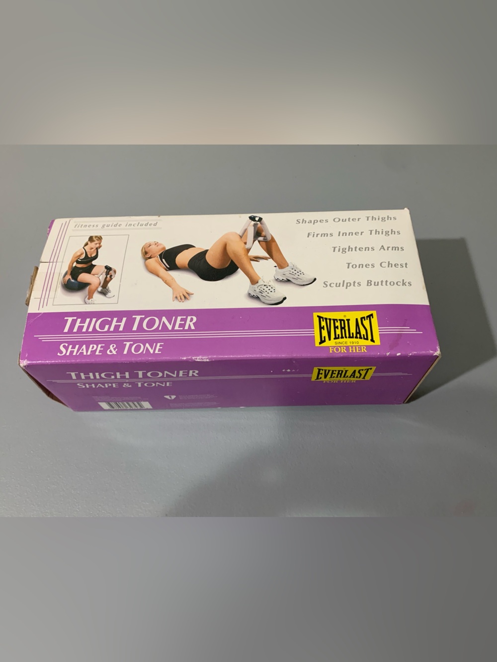 Everlast Thigh Toner Instruction Sheet - White